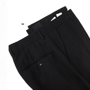<strong>Men's</strong> <strong>Trousers</strong> Business Formal Slim <strong>Black</strong> Embroidered Mid Waist Suit Pants Professional Dress <strong>Trousers</strong> - Product Image 3