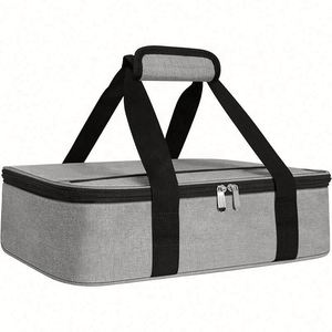 Bolsa Térmica para Transportar Alimentos Calientes y Fríos con Logotipo Personalizado 2024, Bolsa para Lasaña, Bolsa de Almuerzo para Picnics y Fiestas - Product Image 1