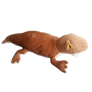 Lifelike Design Custom Wildlife Soft Plush Toy Cute Lizard Plush Toy Holiday Gift