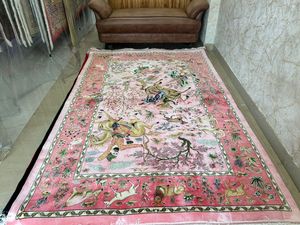 Luxury Modern Hand Knotted Pure <b>Silk</b> Washable Designer Carpet Handmade Non Slip Floor Rug Custom Pattern Living Room Bedroom - Product Image 2