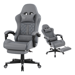 Silla para adultos con logotipo personalizado, respaldo ergonómico de 400 libras, reposabrazos con alas, estructura de estilo de carreras, cuero PU, Sedia Da Gaming - Product Image 1