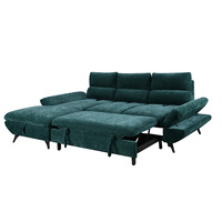 Canapé-lit sectionnel de style européen OEM, deux places, moderne, pliable, avec rangement