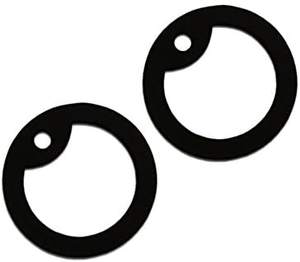 Silencieux noir d'étiquette de chien de compagnie, caoutchoucs d'étiquettes d'identification, fournitures d'animal familier de protecteur d'étiquette en caoutchouc de silicone - Product Image 4