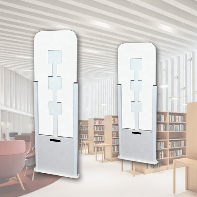 HF/UHF RFID Security Gate Alarming Reader Device Rfid Gate for Conference Attendance Retail Shop With Anti Theft Function