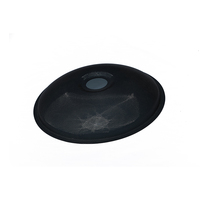 Dôme de toit en polycarbonate pour l'éclairage naturel et la ventilation, avec couverture en film de fibre de carbone