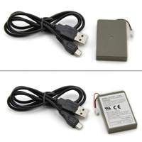 Batterie rechargeable 2000MAH 3.7V pour manette PS4, câble USB, chargeur, accessoires