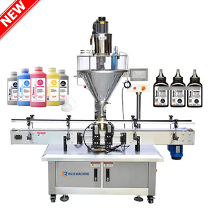Automatische rotierende Mehls chnecke Gewürz pulver Flaschen füll maschine <span class=keywords><strong>Toner</strong></span> Nachfüll pulver füll maschine - Product Image 1