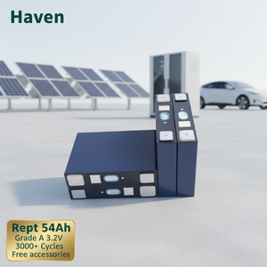 แบตเตอรี่ REPT 3.2V 54Ah เกรด A แบบแท่งปริซึม LiFePO4 4C 3000+ รอบการใช้งาน สำหรับ EV ESS ประสิทธิภาพสูง LFP - Product Image 1