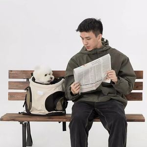 Tas Ransel Hewan Peliharaan Ventilated Comfort - Carrier yang Dapat Disesuaikan & Bernapas untuk Kucing dan Anjing - Product Image 6