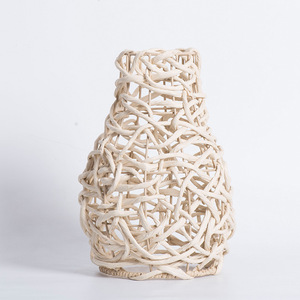 Paper <b>Rope</b> Lampshade Oval E27 <b>Led</b> Pendant Light For Home Bar Restaurant Decor - Product Image 2