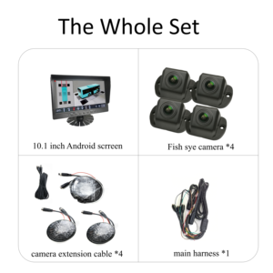 Sistema panorámico AVM DVR del carplay FHD 3D del sistema <span class=keywords><strong>de</strong></span> vigilancia <span class=keywords><strong>de</strong></span> <span class=keywords><strong>la</strong></span> cámara del camión <span class=keywords><strong>de</strong></span> 360 grados 10,1 - Product Image 6