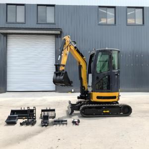 5 Excavadoras Compactas de Orugas Estándar de 2.5 Toneladas para Motor 360. Cargador Hidráulico para Uso Doméstico/Agrícola con Motor EPA - Product Image 3