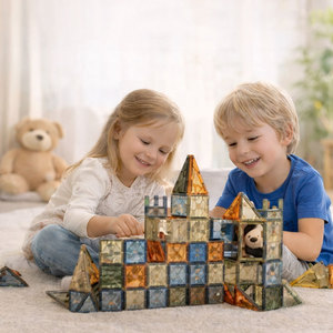Juguetes Preescolares, Bloques Magnéticos 3D, Tableros de Construcción para Niños Pequeños, Juguetes STEM, Juguetes Magnéticos - Product Image 1