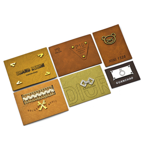 Mode Hoge Kwaliteit <span class=keywords><strong>Jeans</strong></span> Label Custom Merk <span class=keywords><strong>Logo</strong></span> Reliëf Lederen Label Maker - Product Image 6