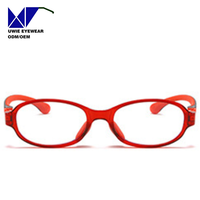 Monture de prescription ovale personnalisée OEM TPEE&TR90, anti-lumière bleue, pour enfants et adolescents, taille 48-16-125, par notre équipe de designers interne