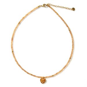 ซูเมอร์เครื่องประดับสีเขียวสีแดงสีชมพูสีดำเผชิญกับพลอยสร้อยคอราศีเกิดพร้อมเสน่ห์หัวใจ - Product Image 5