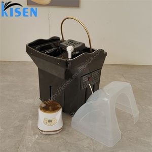 Lavabo Portátil para Salón de Belleza Kisen de Buena Calidad con Circulación de Agua, Fumigación y Tanque de Agua - Product Image 3