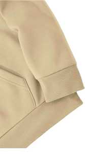 Novedad Otoño/Invierno 2026, Sudadera con Capucha de Forro Polar para Hombre, Estilo Europeo Americano, 100% Algodón, Teñido Liso, Transpirable y Ecológico - Product Image 3