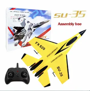 2023 Schlussverkauf Cool Su-35 Fx620 ferngesteuertes Segelflugzeug Elektrofahrzeug Spielzeug rc Schaumstoff Flugzeug Montage kostenlos