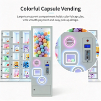 Meilleure Vente Distributeur de Jouets Transparent, Vitrine de Présentation de Cadeaux, Machine à Capsules et Œufs Surprise, Ensemble Complet