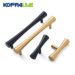 Koppalive nhà bếp <span class=keywords><strong>t</strong></span>ủ & ngăn kéo cửa 64mm <span class=keywords><strong>t</strong></span> <span class=keywords><strong>Bar</strong></span> Brass vàng bàn chải kéo xử lý núm - Product Image 1