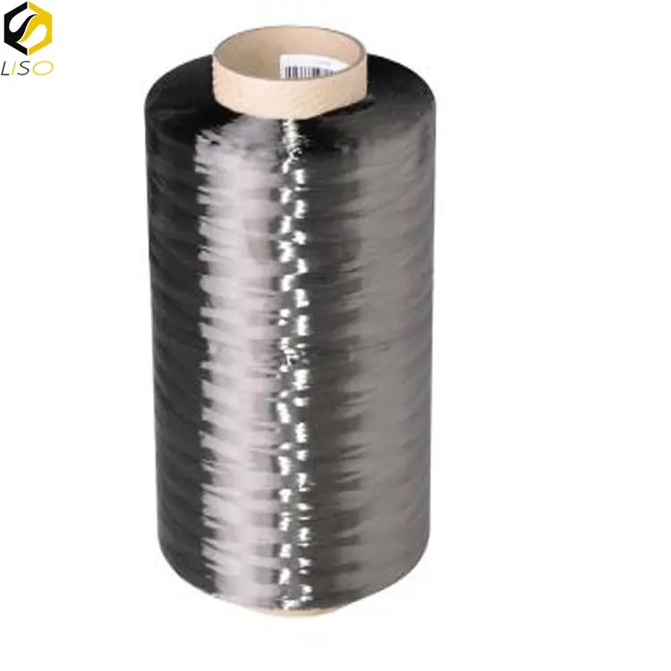 T300/ T700 carbon fiber yarn, 1k 3k 6 k 12k carbon fiber filament on bobbins