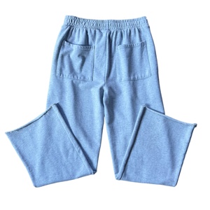 <span class=keywords><strong>Pantaloni</strong></span> Lunghi Casual da <span class=keywords><strong>Donna</strong></span> in Cotone Trapuntato Foderato in Pile a Vita Alta e Gamba Dritta - Product Image 1