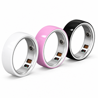 Bague connectée en acier inoxydable, suivi du sommeil, moniteur de fitness, contrôle par application, analyse de santé IA, compatible Android/iOS, étanche IP68, magnétique