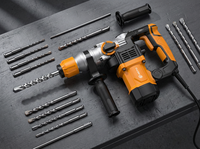 Marteau perforateur rotatif professionnel 26 mm 1050 W pour le perçage du béton, de la pierre et de la maçonnerie, travaux de construction et de rénovation