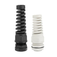 Type de ressort en nylon résistant à la torsion IP68 presse-étoupes à basse tension tête fixe Anti-flexion protecteur flexible en spirale multi-jauge