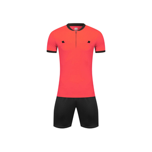 Toptan futbol hakem üniforma Polyester futbol forması hakem Jersey erkekler için Set - Product Image 5