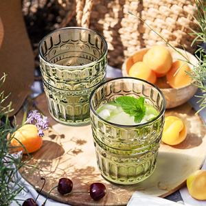 แก้วไวน์ขายส่ง แก้วไวน์ทรงสูงลายนูนรูปมงกุฎ 320 มล. แก้ววินเทจสำหรับงานปาร์ตี้ - Product Image 6