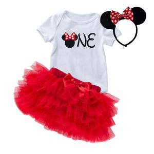 Set pakaian balita Perempuan Musim Panas 2024, satu Romper rok Tutu Set pakaian anak perempuan kecil MBGO-005 - Product Image 3