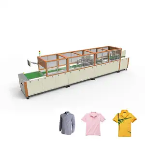 UBL T-Shirt Clothes Folding Packing Machine For Beach A-Line Pleated Skirts