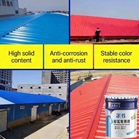 Peinture acrylique à base d'eau Wufushan pour toiture métallique, tuiles en acier, anti-corrosion, anti-rouille, rénovation, couverture de haute qualité