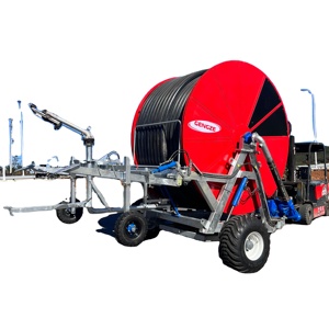 Enrouleur de tuyau d'irrigation agricole mobile en métal avec moteur et boîte de vitesses, machine d'irrigation pour ferme - Product Image 4