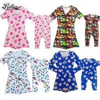Billion Fashion-pijama azul para mamás y niños, ropa de dormir, azul, suave, Mono