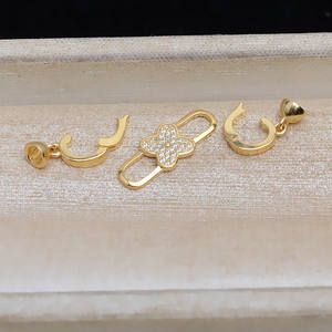 Accesorios de Joyería DIY de Plata S925, Collar y Pulsera de Trébol de la Suerte con Cadena para Suéter, Hebilla para Sombrero, Pendientes de Cristal - JG5272 - Product Image 3