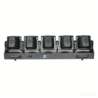 Projecteur de scène DMX RDM à 5 têtes 120W RGB effet kaléidoscope tornade avec contrôle vocal pour discothèques et clubs