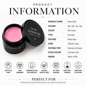 Nouveau Produit 2026 Gel d'Extension Ongles Crème Beauté Inodore Soak Off Gel Constructeur Biab pour Extensions d'Ongles LED <span class=keywords><strong>UV</strong></span> - Product Image 2