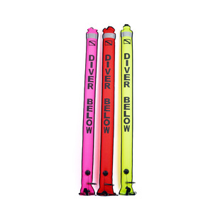 Equipo de Buceo, Boya de Señalización de Superficie Inflable, Impermeable y Duradera, con Tubo de Señalización Tipo Salchicha para Buceo - Product Image 3