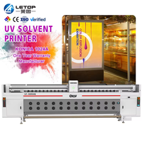 Imprimante numérique grand format LETOP 3200MM pour bannières, autocollants et publicité, machine d'impression à solvant UV 3,2M