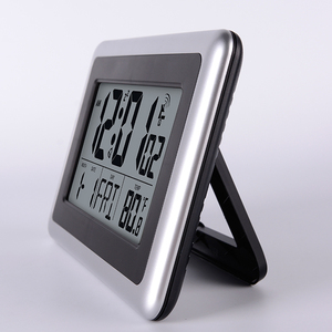 <span class=keywords><strong>Orologio</strong></span> da <span class=keywords><strong>Parete</strong></span> Digitale Atomico LCD di Grande Formato dal <span class=keywords><strong>Design</strong></span> Moderno con Secondi, Temperatura, Calendario, in ABS, a Batteria, con Sveglia per Soggiorno - Product Image 6