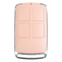 Télécommande de porte coulissante ou battante en plastique étanche multicolore à code fixe et code roulant 280-868 MHz