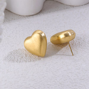 Collar con Colgante de Corazón Chapado en Oro 304 316 TAYOINFASO, Cadena de Aleación, Joyería Unisex Romántica para Uso Diario - Product Image 5