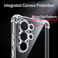 Étui de protection en TPU transparent de haute qualité, résistant aux chocs, épaisseur 1,5 mm, pour Samsung Galaxy A15 A16 A17 A25 A26 A27 A35 A36 A37 A55 A56 A57 5G