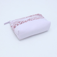 Trousse de Maquillage en Toile Scintillante avec Paillettes, Grande Taille, Sac de Voyage pour Articles de Toilette, Pochette de Rangement Cosmétique pour Femme avec Poche Zippée