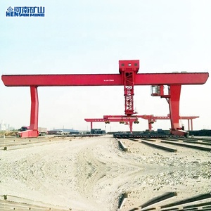 Uso industrial 10T 16T 20T 25T 35T 50T L-Type Leg Mdg Modelo Monorail Single Girder Beam Winch Trolley Hook Grúa de pórtico - Product Image 4