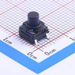 K2-1839SP-H4SW-02 Tactile Switch SMD-4P,6.2x6.2mm Switch Single Pole Single Throw Round Button 2.5N Vertical Mount - Product Image 1