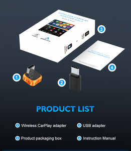 CP09 Wireless Carplay Adapter Plug and Play 5.8G CE FCC OEM Custom for Wired Car Screen Wireless Carplay - Product Image 5